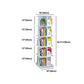 White Closed Back Bookshelf Manufactured Wood Bookcase for Living Room Clearhalo 'Bookcases' 'furn' 'furn_bookcases' 'Furniture' 'furniture_bookcases' 'Office Furniture' 4946018