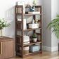 Standard Shelf Bookcase With Rectangular Shelves Wooden Bookshelf Clearhalo 'Bookcases' 'Furniture' 'furniture_bookcases' 'Office Furniture' 4946019