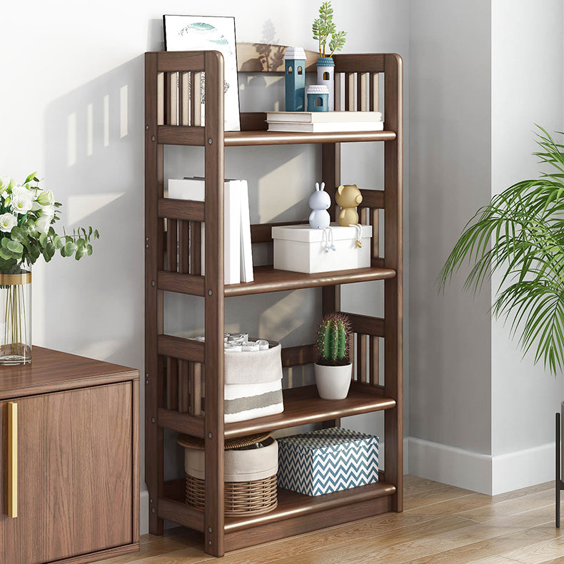 Standard Shelf Bookcase With Rectangular Shelves Wooden Bookshelf Clearhalo 'Bookcases' 'Furniture' 'furniture_bookcases' 'Office Furniture' 4946019