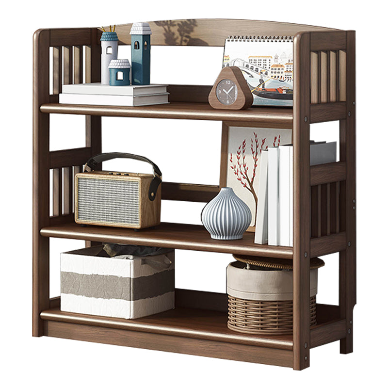 Standard Shelf Bookcase With Rectangular Shelves Wooden Bookshelf Clearhalo 'Bookcases' 'Furniture' 'furniture_bookcases' 'Office Furniture' 4946020
