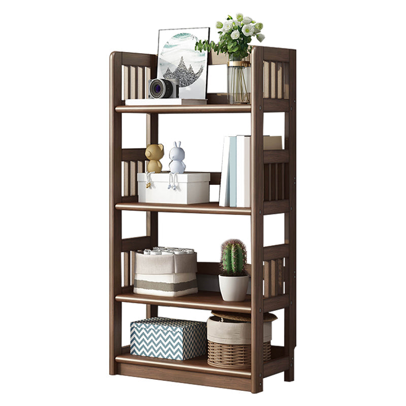 Standard Shelf Bookcase With Rectangular Shelves Wooden Bookshelf Clearhalo 'Bookcases' 'Furniture' 'furniture_bookcases' 'Office Furniture' 4946021