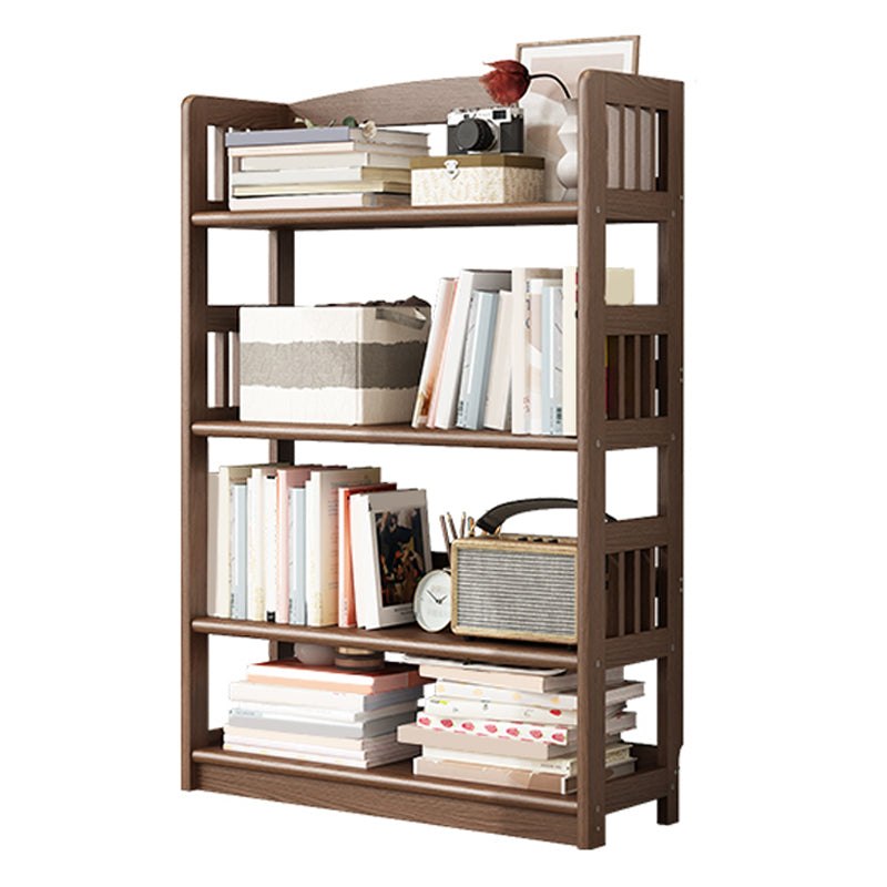 Standard Shelf Bookcase With Rectangular Shelves Wooden Bookshelf Clearhalo 'Bookcases' 'Furniture' 'furniture_bookcases' 'Office Furniture' 4946023