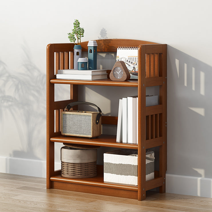 Standard Shelf Bookcase With Rectangular Shelves Wooden Bookshelf Clearhalo 'Bookcases' 'Furniture' 'furniture_bookcases' 'Office Furniture' 4946026
