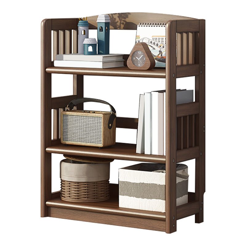 Standard Shelf Bookcase With Rectangular Shelves Wooden Bookshelf Clearhalo 'Bookcases' 'Furniture' 'furniture_bookcases' 'Office Furniture' 4946027