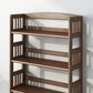 Standard Shelf Bookcase With Rectangular Shelves Wooden Bookshelf Clearhalo 'Bookcases' 'Furniture' 'furniture_bookcases' 'Office Furniture' 4946030