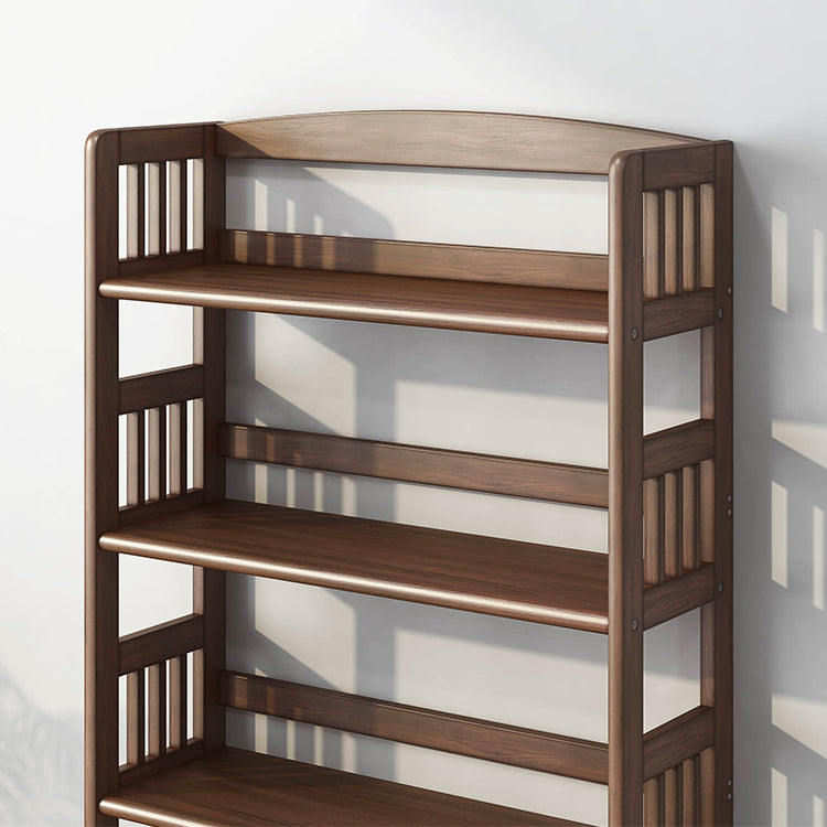 Standard Shelf Bookcase With Rectangular Shelves Wooden Bookshelf Clearhalo 'Bookcases' 'Furniture' 'furniture_bookcases' 'Office Furniture' 4946030