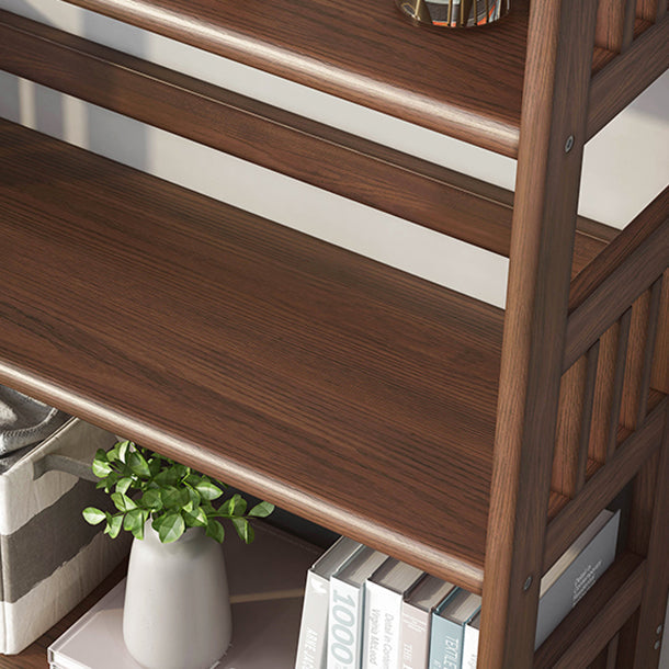 Standard Shelf Bookcase With Rectangular Shelves Wooden Bookshelf Clearhalo 'Bookcases' 'Furniture' 'furniture_bookcases' 'Office Furniture' 4946032