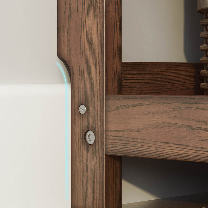 Standard Shelf Bookcase With Rectangular Shelves Wooden Bookshelf Clearhalo 'Bookcases' 'Furniture' 'furniture_bookcases' 'Office Furniture' 4946034