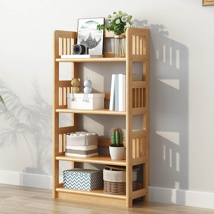 Standard Shelf Bookcase With Rectangular Shelves Wooden Bookshelf Clearhalo 'Bookcases' 'Furniture' 'furniture_bookcases' 'Office Furniture' 4946035