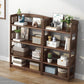 Standard Shelf Bookcase With Rectangular Shelves Wooden Bookshelf Clearhalo 'Bookcases' 'Furniture' 'furniture_bookcases' 'Office Furniture' 4946040