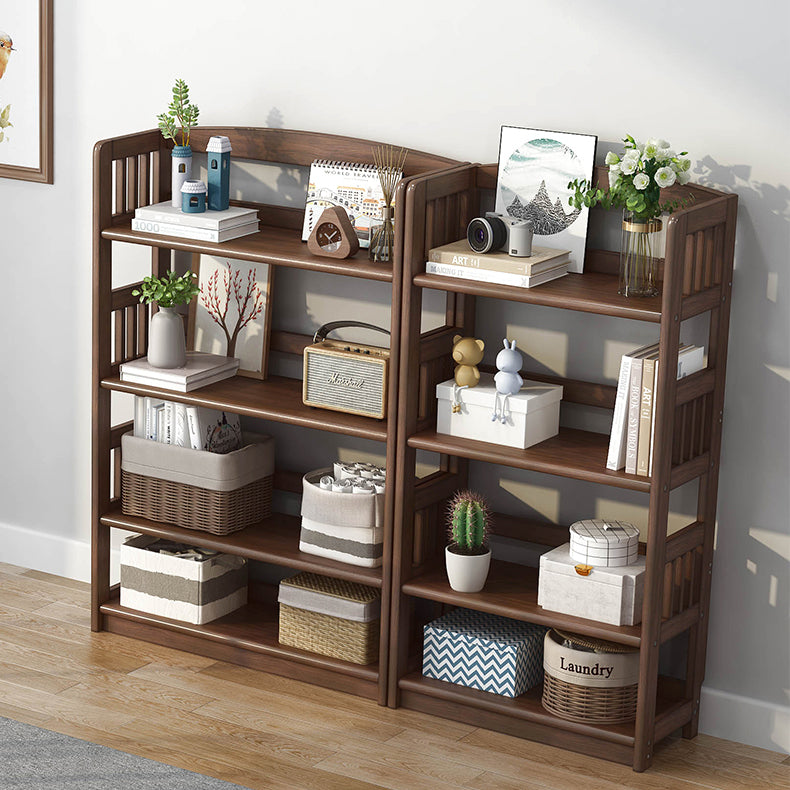 Standard Shelf Bookcase With Rectangular Shelves Wooden Bookshelf Clearhalo 'Bookcases' 'Furniture' 'furniture_bookcases' 'Office Furniture' 4946040