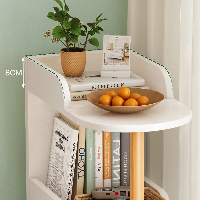 Manufactured Wood Corner Bookshelf Closed Back Vertical Bookcase for Home Clearhalo 'Bookcases' 'furn' 'furn_bookcases' 'Furniture' 'furniture_bookcases' 'Office Furniture' 4946062