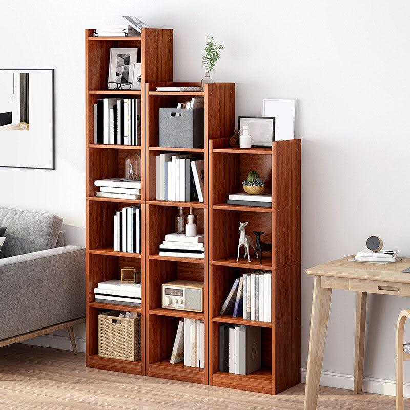 Modern Vertical Standard Bookshelf Manufactured Wood Bookcase for Living Room Clearhalo 'Bookcases' 'furn' 'furn_bookcases' 'Furniture' 'furniture_bookcases' 'Office Furniture' 4946069