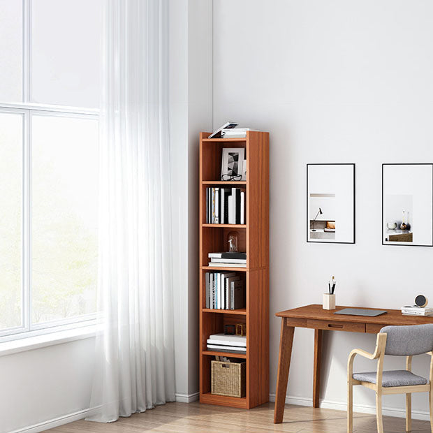 Modern Vertical Standard Bookshelf Manufactured Wood Bookcase for Living Room Clearhalo 'Bookcases' 'furn' 'furn_bookcases' 'Furniture' 'furniture_bookcases' 'Office Furniture' 4946071