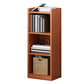 Modern Vertical Standard Bookshelf Manufactured Wood Bookcase for Living Room 13"L x 9.4"W x 37.8"H Red Brown Clearhalo 'Bookcases' 'furn' 'furn_bookcases' 'Furniture' 'furniture_bookcases' 'Office Furniture' 4946072
