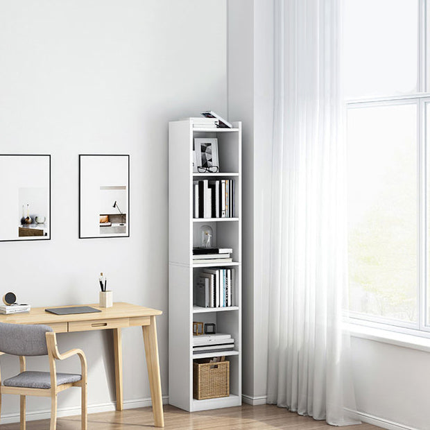 Modern Vertical Standard Bookshelf Manufactured Wood Bookcase for Living Room Clearhalo 'Bookcases' 'furn' 'furn_bookcases' 'Furniture' 'furniture_bookcases' 'Office Furniture' 4946073