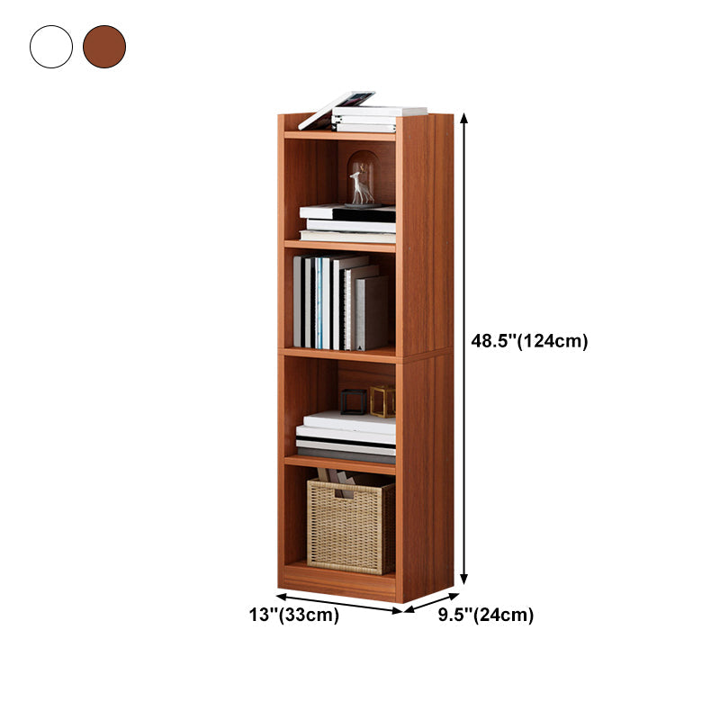 Modern Vertical Standard Bookshelf Manufactured Wood Bookcase for Living Room Clearhalo 'Bookcases' 'furn' 'furn_bookcases' 'Furniture' 'furniture_bookcases' 'Office Furniture' 4946088