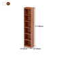 Modern Vertical Standard Bookshelf Manufactured Wood Bookcase for Living Room Clearhalo 'Bookcases' 'furn' 'furn_bookcases' 'Furniture' 'furniture_bookcases' 'Office Furniture' 4946090