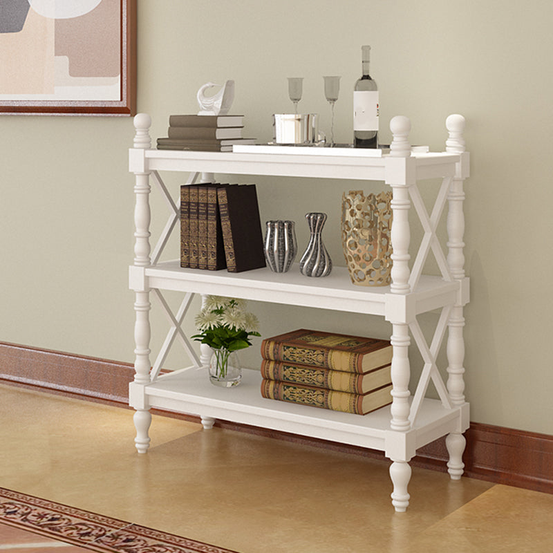 Solid Wood Bookshelf Industrial Bookcase 3-shelf Etagere With Rectangular Shelves Clearhalo 'Bookcases' 'furn' 'furn_bookcases' 'Furniture' 'furniture_bookcases' 'Office Furniture' 4946094