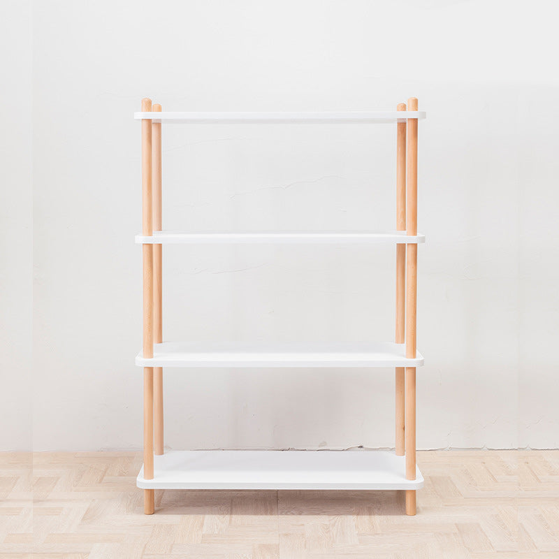 Etagere Shelf Bookcase Modern & Contemporary Bookshelf for Home Office White 31.5"L x 11.8"W x 44.5"H Clearhalo 'Bookcases' 'Furniture' 'furniture_bookcases' 'Office Furniture' 4946107