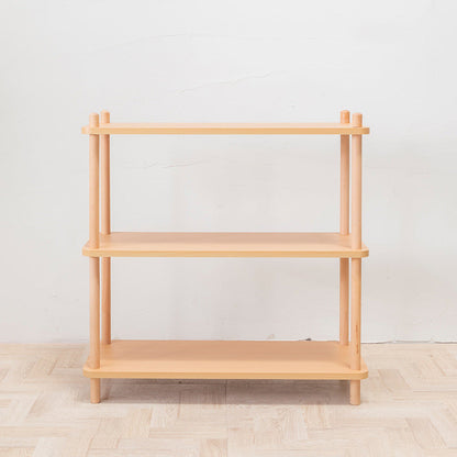 Etagere Shelf Bookcase Modern & Contemporary Bookshelf for Home Office Natural 31"L x 12"W x 31"H Clearhalo 'Bookcases' 'Furniture' 'furniture_bookcases' 'Office Furniture' 4946110