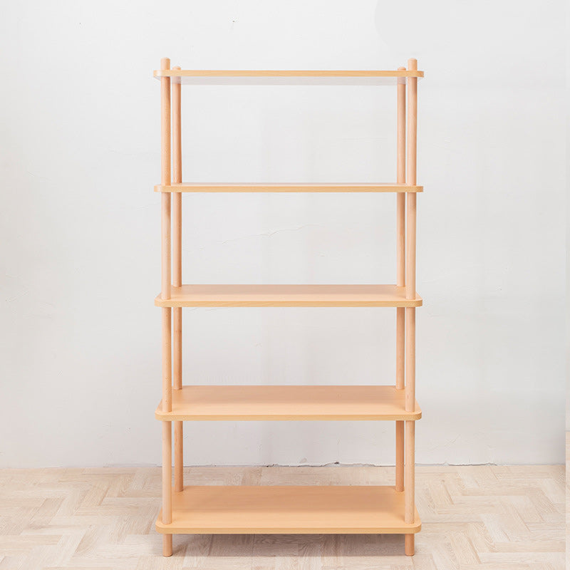 Etagere Shelf Bookcase Modern & Contemporary Bookshelf for Home Office Natural 31.5"L x 11.8"W x 57.5"H Clearhalo 'Bookcases' 'Furniture' 'furniture_bookcases' 'Office Furniture' 4946114