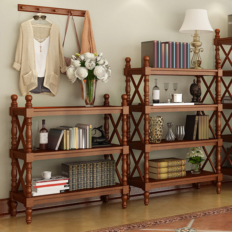 Modern Solid Wood Bookcase Home Office Bookshelf with Rectangular Shelves Clearhalo 'Bookcases' 'furn' 'furn_bookcases' 'Furniture' 'furniture_bookcases' 'Office Furniture' 4946146