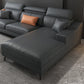 Modern Cushion Back Sectionals 35.43"H Modern Sloped Arm Sofa and Chaise Clearhalo 'furn' 'furn_sectionals' 'Furniture' 'furniture_sectionals' 'Living Room Furniture' 'Sectionals' 4946313
