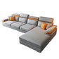 Contemporary 4-Seater L-Shape Sectional Pillow Top Arm Sofa for Living Room 118"L x 67"W x 37"H Light Gray Right Clearhalo 'furn' 'furn_sectionals' 'Furniture' 'furniture_sectionals' 'Living Room Furniture' 'Sectionals' 4946401