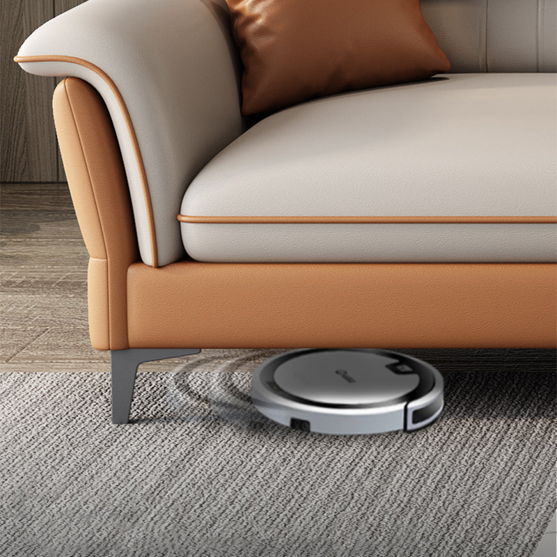 Contemporary Pillow Top Arm Sectional Sofa 34.65"H Cushion Back Sofa Clearhalo 'furn' 'furn_sectionals' 'Furniture' 'furniture_sectionals' 'Living Room Furniture' 'Sectionals' 4946510