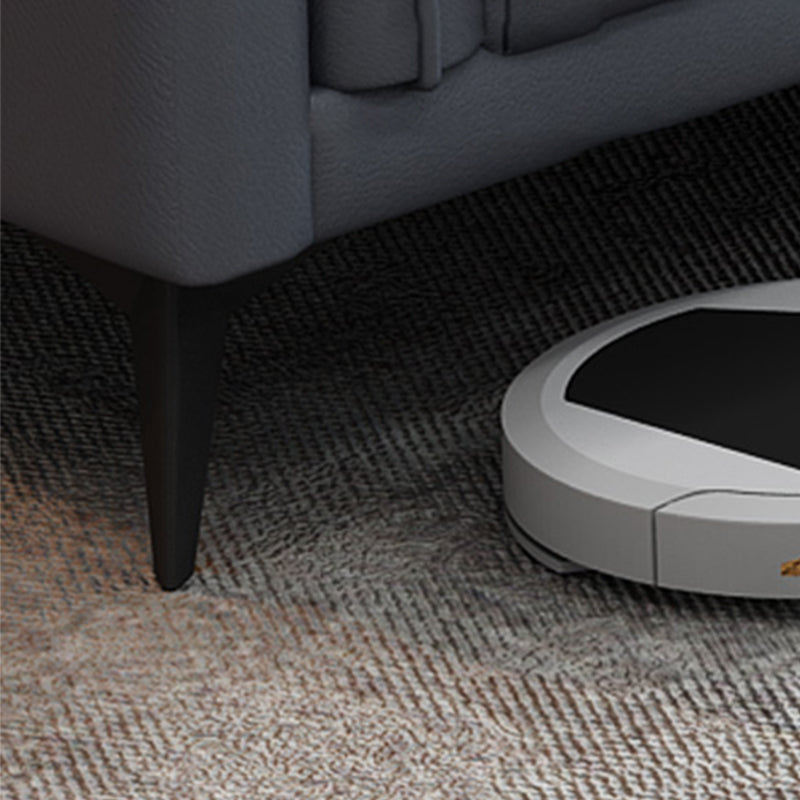 Dark Gray Faux Leather Sofa Stain-Resistant Pillow Top Arm Sectional Clearhalo 'furn' 'furn_sectionals' 'Furniture' 'furniture_sectionals' 'Living Room Furniture' 'Sectionals' 4946610