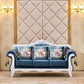 Traditional 3-seater Rolled Arm Sofa Velvet Tufted Back Couch for Living Room Dark Blue Clearhalo 'furn' 'furn_sofas' 'Furniture' 'furniture_sofas' 'Living Room Furniture' 'Sofa' 'sofas' 4946703