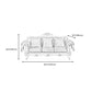 Traditional 3-seater Rolled Arm Sofa Velvet Tufted Back Couch for Living Room Clearhalo 'furn' 'furn_sofas' 'Furniture' 'furniture_sofas' 'Living Room Furniture' 'Sofa' 'sofas' 4946717