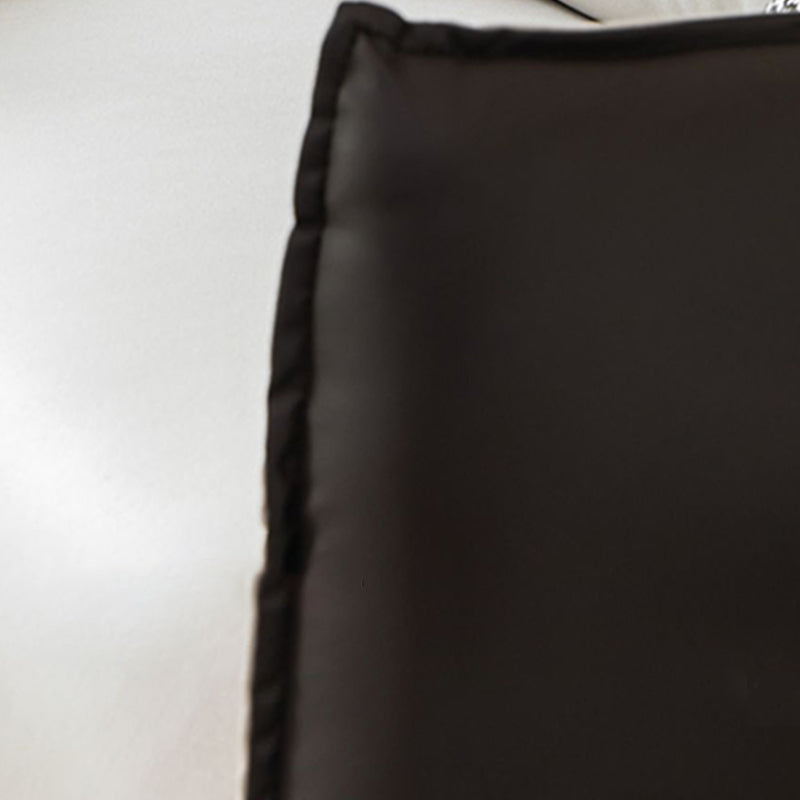 Ultra-Modern Beige Upholstered Sofa Pillow Back Couch with Brass Legs Clearhalo 'furn' 'furn_sofas' 'Furniture' 'furniture_sofas' 'Living Room Furniture' 'Sofa' 'sofas' 4946725