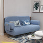 Modern Cotton and Linen Sleeper Sofa Pillow Back Couch with Storage for Living Room 59"L x 24"W x 31"H Blue Clearhalo 'furn' 'furn_sofas' 'Furniture' 'furniture_sofas' 'Living Room Furniture' 'Sofa' 'sofas' 4946734