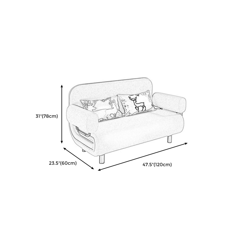 Modern Cotton and Linen Sleeper Sofa Pillow Back Couch with Storage for Living Room Clearhalo 'furn' 'furn_sofas' 'Furniture' 'furniture_sofas' 'Living Room Furniture' 'Sofa' 'sofas' 4946747