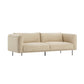 Contemporary Loose Back Standard Sofa Faux Leather Square Arm Settee Clearhalo 'furn' 'furn_sofas' 'Furniture' 'furniture_sofas' 'Living Room Furniture' 'Sofa' 'sofas' 4946804
