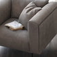 Contemporary Loose Back Standard Sofa Faux Leather Square Arm Settee Clearhalo 'furn' 'furn_sofas' 'Furniture' 'furniture_sofas' 'Living Room Furniture' 'Sofa' 'sofas' 4946810