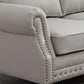 Traditional Rolled Arm Sofa with Nailhead Trim Cushion Back Couch for Three People Clearhalo 'furn' 'furn_sofas' 'Furniture' 'furniture_sofas' 'Living Room Furniture' 'Sofa' 'sofas' 4946821