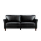 Contemporary Pillow Back Sofa 31"H Flared Arm Couch for Apartment 69"L x 30"W x 31"H Black Clearhalo 'furn' 'furn_sofas' 'Furniture' 'furniture_sofas' 'Living Room Furniture' 'Sofa' 'sofas' 4946825