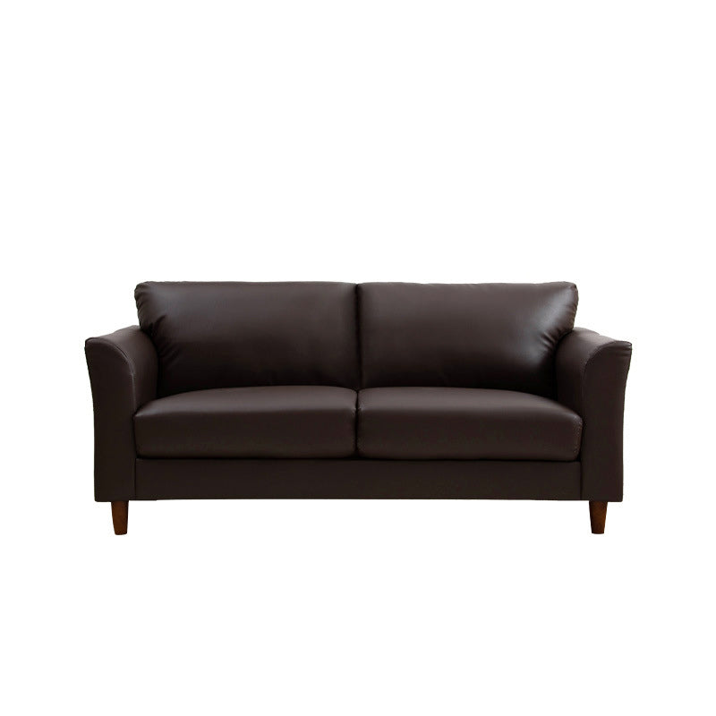 Contemporary Pillow Back Sofa 31"H Flared Arm Couch for Apartment Coffee Clearhalo 'furn' 'furn_sofas' 'Furniture' 'furniture_sofas' 'Living Room Furniture' 'Sofa' 'sofas' 4946833