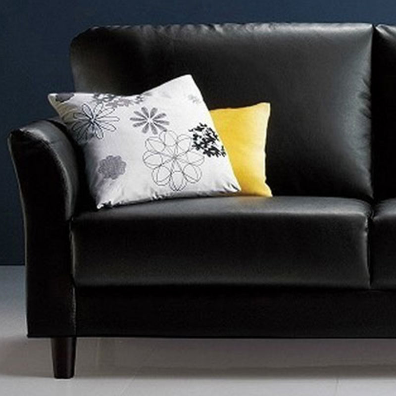 Contemporary Pillow Back Sofa 31"H Flared Arm Couch for Apartment Clearhalo 'furn' 'furn_sofas' 'Furniture' 'furniture_sofas' 'Living Room Furniture' 'Sofa' 'sofas' 4946838