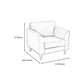 Contemporary Pillow Back Sofa 31"H Flared Arm Couch for Apartment Clearhalo 'furn' 'furn_sofas' 'Furniture' 'furniture_sofas' 'Living Room Furniture' 'Sofa' 'sofas' 4946841