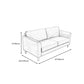 Contemporary Pillow Back Sofa 31"H Flared Arm Couch for Apartment Clearhalo 'furn' 'furn_sofas' 'Furniture' 'furniture_sofas' 'Living Room Furniture' 'Sofa' 'sofas' 4946843