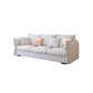 Nordic Square Arm Standard Sofa Beige Pillow Back Couch for Living Room Clearhalo 'Furniture' 'furniture_sofas' 'Living Room Furniture' 'Sofa' 'sofas' 4946850