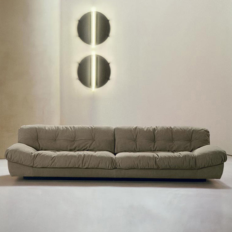 Living Room Armless Standard Sofa Scandinavian Tufted Back Couch 102.4"L x 39.4"W x 29.5"H Clearhalo 'furn' 'furn_sofas' 'Furniture' 'furniture_sofas' 'Living Room Furniture' 'Sofa' 'sofas' 4946861