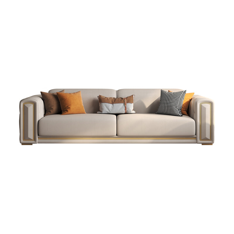 Modern Stain-ResistantSquare Arm Sofa Living Room Tufted Back Couch with Square Arms Clearhalo 'furn' 'furn_sofas' 'Furniture' 'furniture_sofas' 'Living Room Furniture' 'Sofa' 'sofas' 4946876