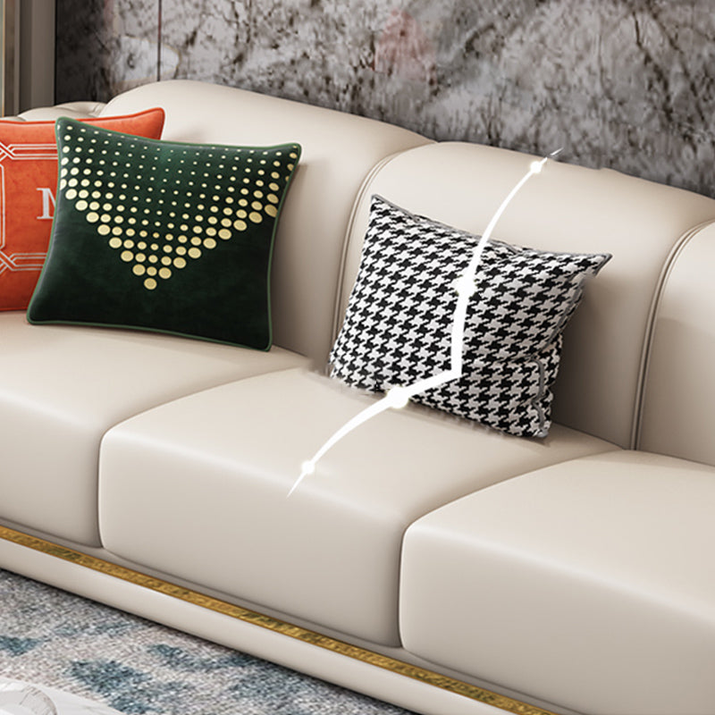 Modern Stain-ResistantSquare Arm Sofa Living Room Tufted Back Couch with Square Arms Clearhalo 'furn' 'furn_sofas' 'Furniture' 'furniture_sofas' 'Living Room Furniture' 'Sofa' 'sofas' 4946879