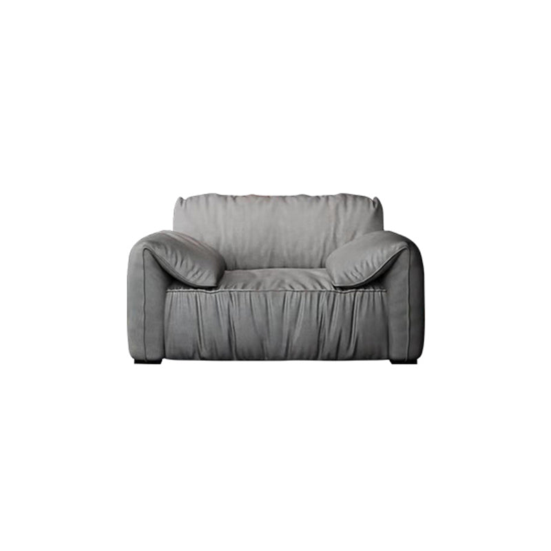 Living Room Pillow Top Arm Standard Sofa Light Gray Couch for Apartment 47"L x41.5"W x 33.5"H Clearhalo 'furn' 'furn_sofas' 'Furniture' 'furniture_sofas' 'Living Room Furniture' 'Sofa' 'sofas' 4946945