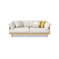 Scandinavian Tuxedo Arm Settee Cotton Blend Standard Sofa with Wooden Legs Clearhalo 'furn' 'furn_sofas' 'Furniture' 'furniture_sofas' 'Living Room Furniture' 'Sofa' 'sofas' 4946984